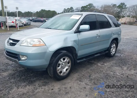 2002 Acura Mdx z USA, uszkodzony, nr VIN 2HNYD18232H525890